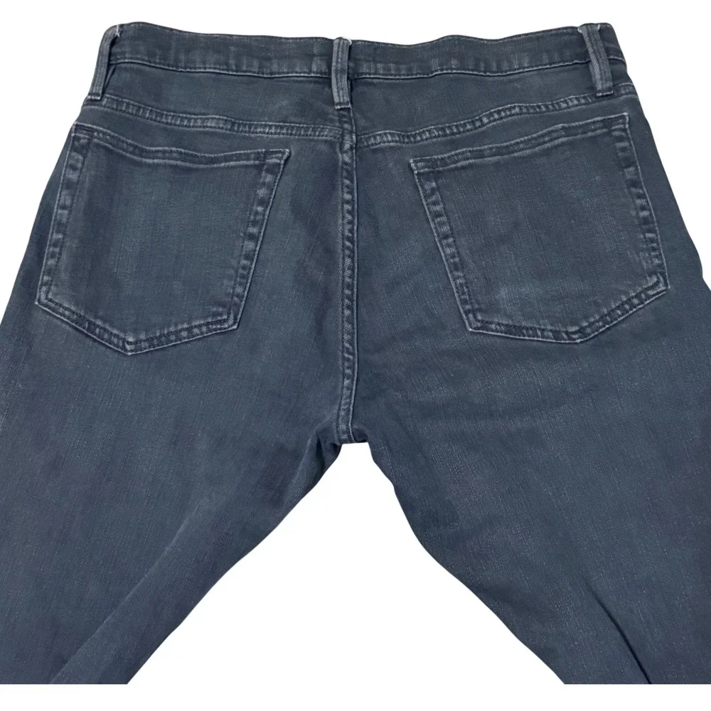 FRAME L'Homme Skinny Jeans‎ Mens 31 Placid Dark Wash Denim LMHK691